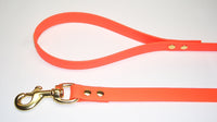 Bellepet Biothaneleine 1m mit Handschlaufe - Messing