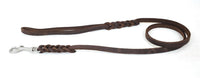 Bellepet Fettlederleine 3m mit Handschlaufe - Edelstahl