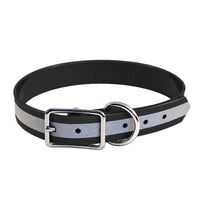 Biothane-Halsband Reflex in Schwarz – handgefertigt aus Deutschland | Bellepet