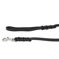 Fettlederleine / Schleppleine extra geflochten mit Handschlaufe – Produkt- & Detailansicht | Bellepet
