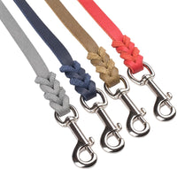 Fettlederleine extra breit mit Handschlaufe – Produkt- & Detailansicht | Bellepet