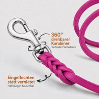 Fettlederleine mit Handschlaufe – Produkt- & Detailansicht | Bellepet