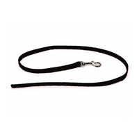 Bellepet - gummierte Nylonleine / Führleine 1m ohne Handschlaufe - GRATIS ab 50 Euro Bestellwert — Schwarz, Gummiertes Nylon