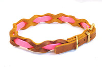 Bellepet Halsband „Braidy Farbrausch“ – Messing | Bellepet