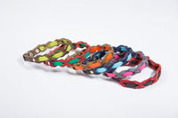 Bellepet Halsband „Braidy Farbrausch“ – Messing | Bellepet