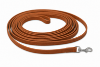 Schleppleine Fettleder — Cognac