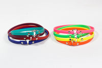 Bellepet - leichtes Halsband aus Biothane für große Hunde - Chrom