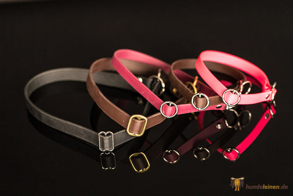 Bellepet Biothane-Halsband extra breit mit Zugstop