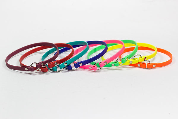 Bellepet - leichtes Halsband aus Biothane für große Hunde - Messing