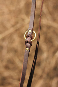 Fettlederleine "La Donna" 3-fach verst. 2,40m - Chrom