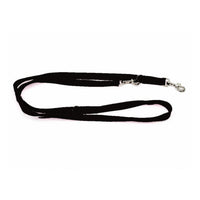 Bellepet - gummierte Nylonleine 2,80m 3-fach verstellbar — Schwarz, Gummiertes Nylon