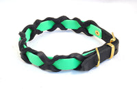 Bellepet Halsband „Braidy Farbrausch“ – Messing | Bellepet