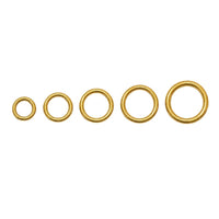 Bellepet Rundringe aus Messing in allen Größen (13 bis 30 mm Innenmaß)