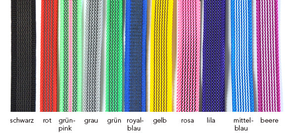 Bellepet Halsband mit Zugentlastung aus gummiertem Nylon