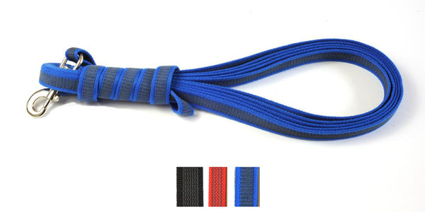 Bellepet - gummierte Nylonleine / Führleine SUPER SOFT - 2m mit Handschlaufe