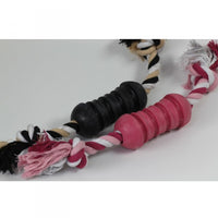 Vollgummi Hundedummy mit Tau