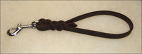 Kurzführer aus Fettleder mit Handschlaufe 16 cm – handgefertigt aus Deutschland | Bellepet