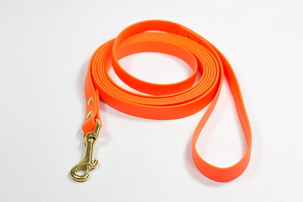 Bellepet Biothaneleine / Schleppleine 7m mit Handschlaufe -  Messing